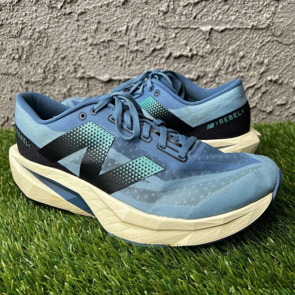 New Balance Shoes Men Size 10.5 FuelCell Rebel v4 Blue Lightweight Mesh